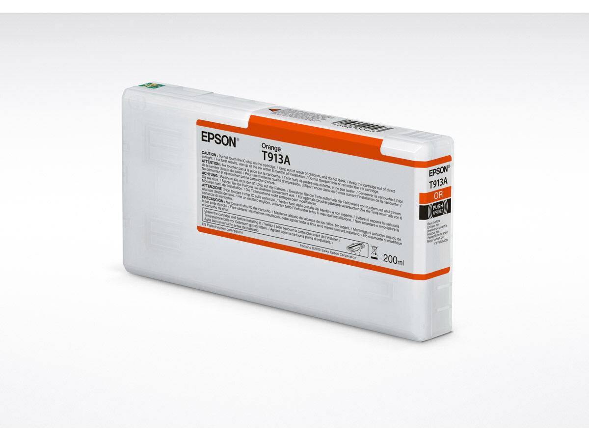 Blækpatron orange 200 ml T913A til SC-P5000