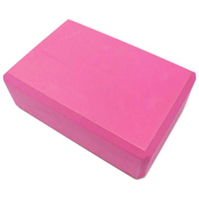 -2 st gym block skum tegel träning träning fitness set verktyg yoga bolster kudde kudde stretching - Mång