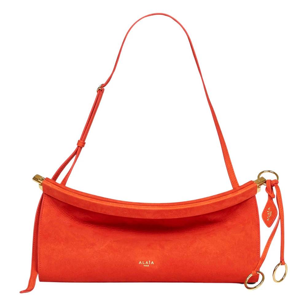 Alaïa Le Click East West Medium Bag - Tasker - Dame - Orange - ONE SIZE - Uld
