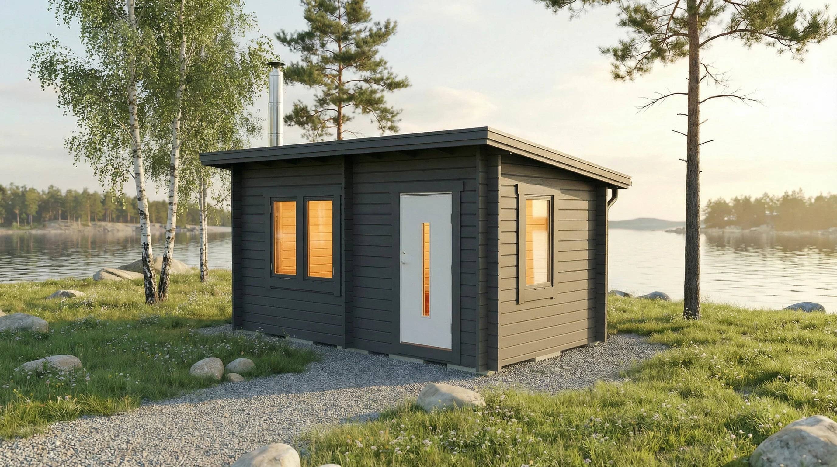 Bastustuga Skogskär Funkis 12 kvm