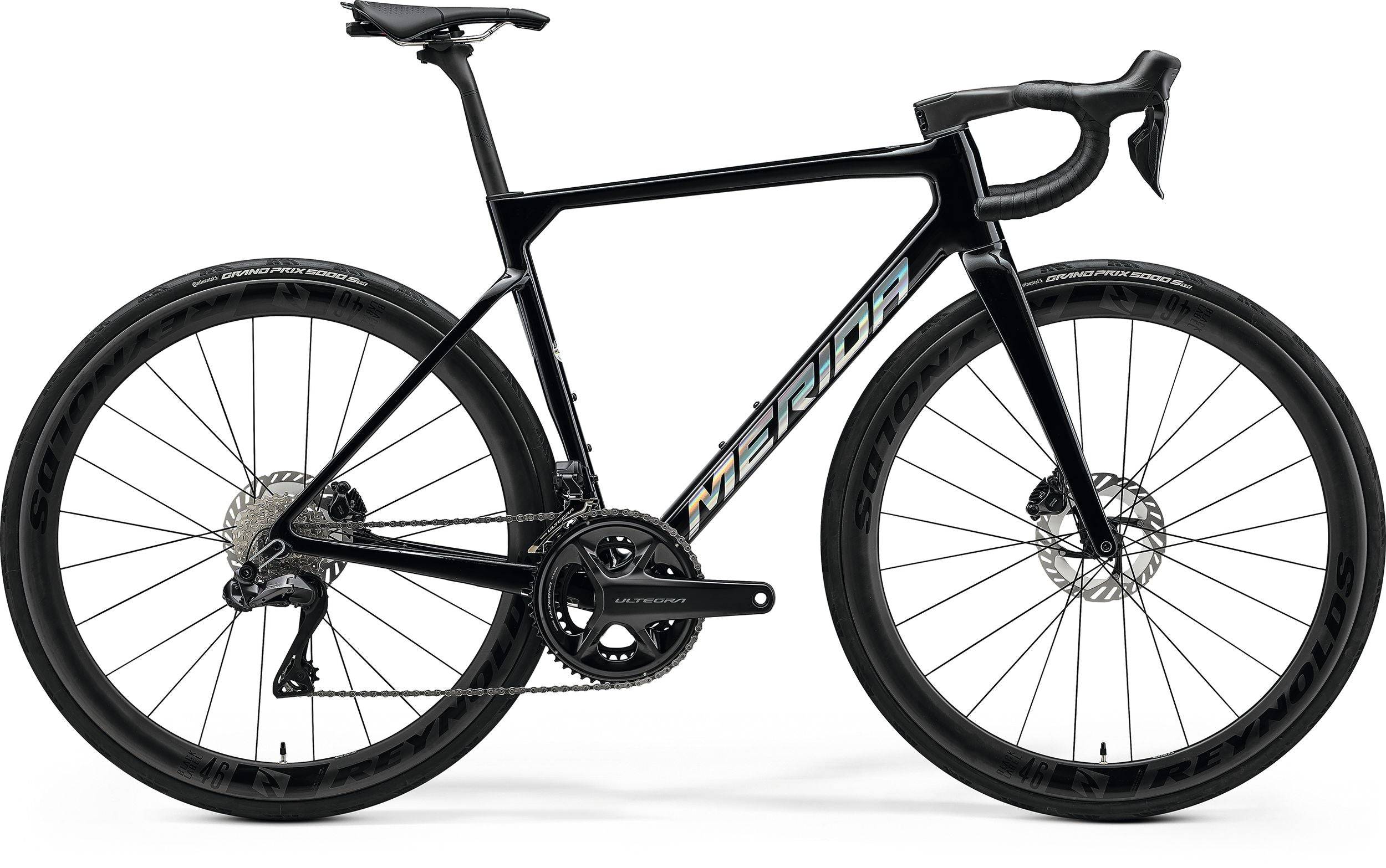 Merida SCULTURA 9000 2025 - Shimano Ultegra Di2 12-speed - RUOTE Reynolds BL 46 Expert DB - 028 / m / metallic black (flash bcp)