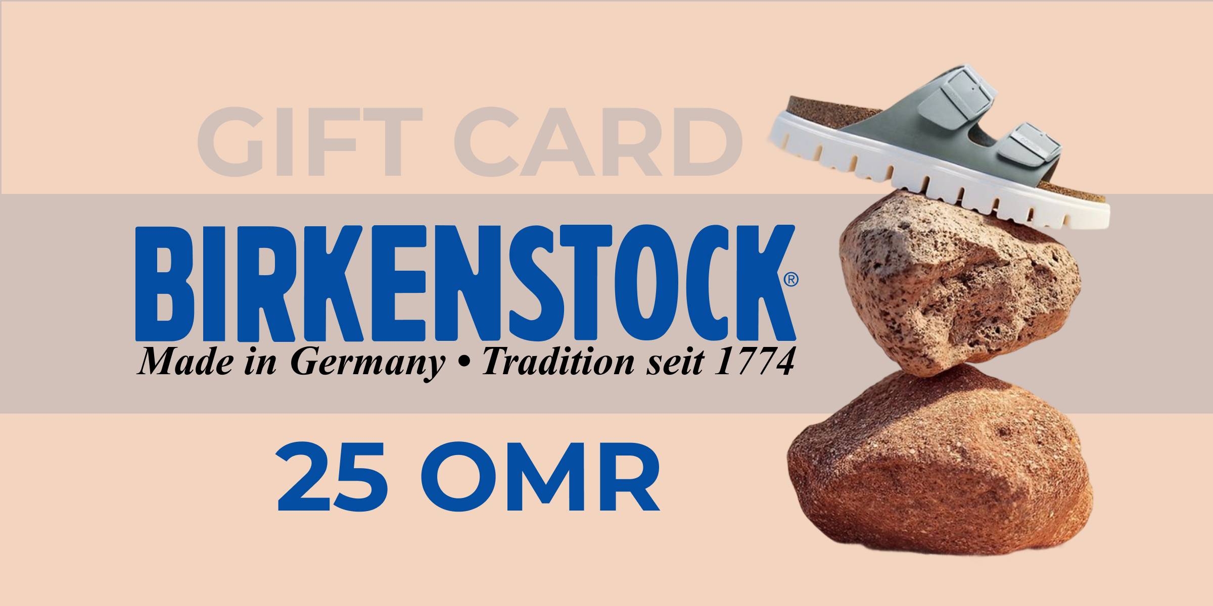Birkenstock Gift Cards 25 OMR - Standard