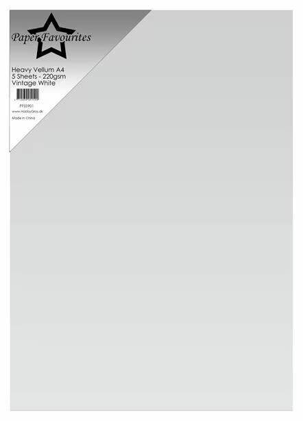 Paper Favourites Heavy Vellum Paper "Vintage White"