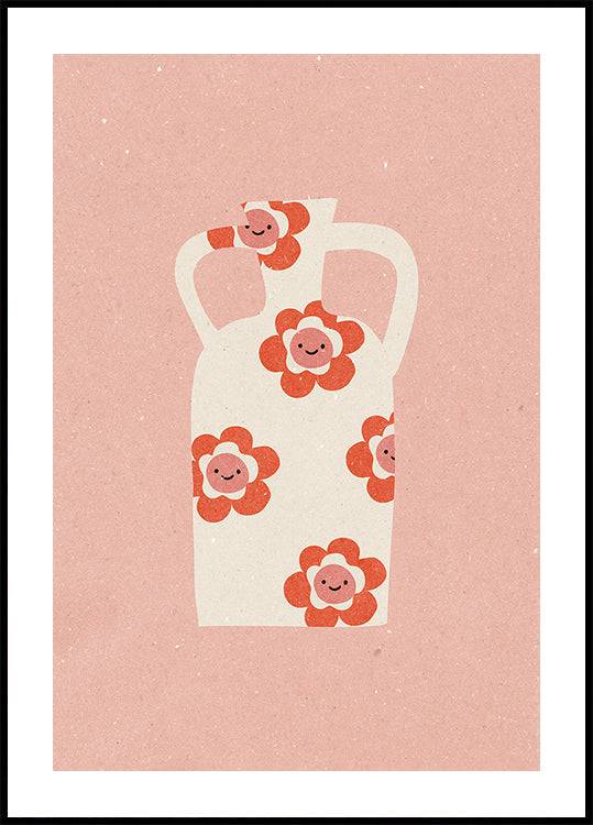 Vase 2 (70x100cm) - Plakater > Illustrationsposters, Botaniska Posters