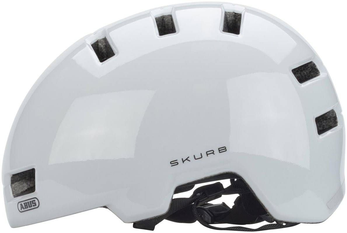 Cykelhjälm Abus Skurb Polar White