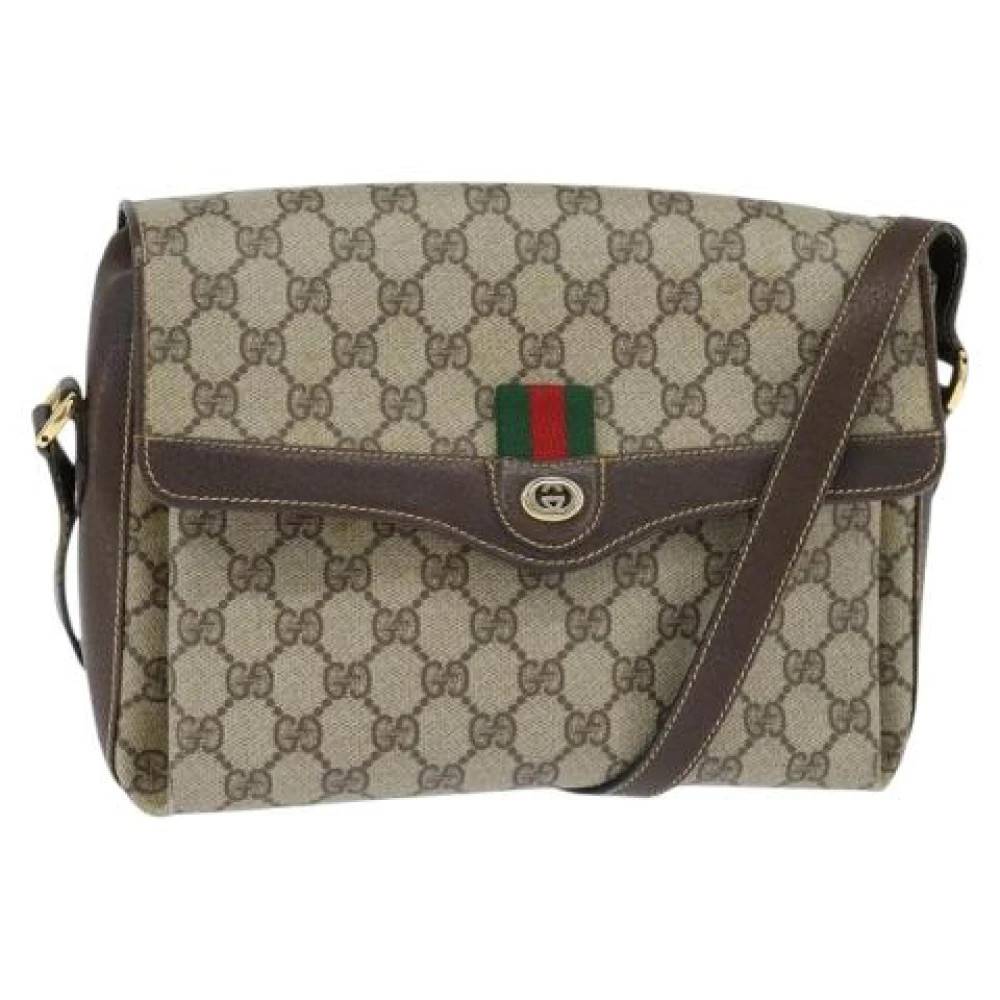 Gucci Vintage Pre-owned Cross Body Bag - Vintage - Dame - Beige - ONE SIZE -