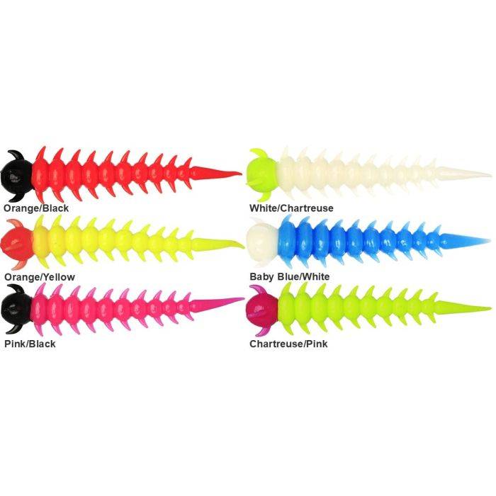 Westin Greedy Worm 5,5cm Banana - Orange/Black