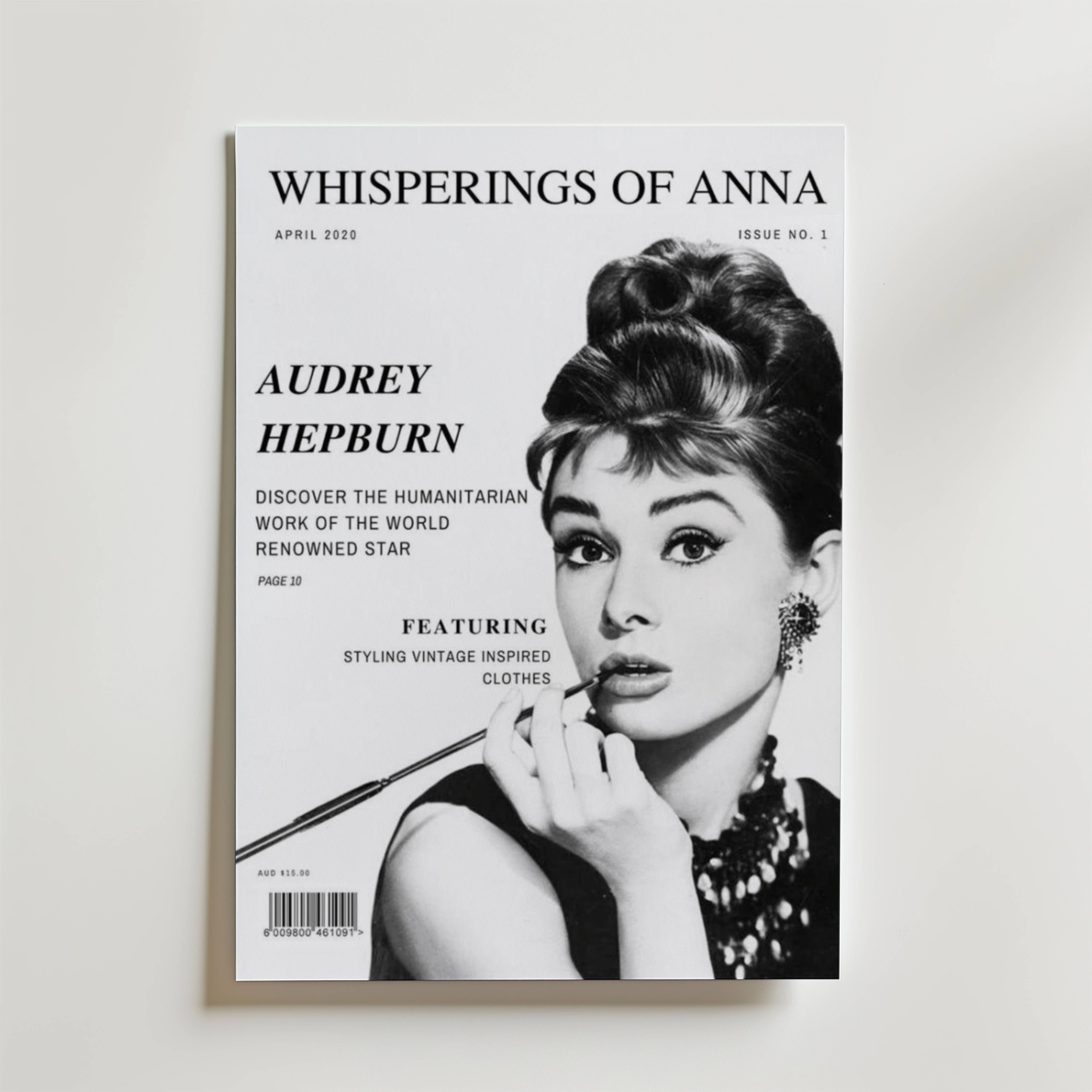 Audrey Hepburn Poster - Fine Art Poster 21x30 cm