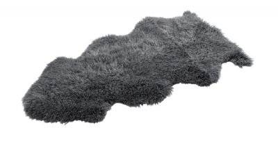 SKANDILOCK - MAORI LONGO, LÅNGHÅRIG FÅRSKINNSFÄLL 135X60 CM (Färg: Grey)