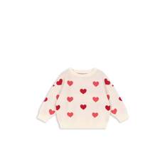 Lapis Sweater, Coeur Coloré Duo Pink, Konges Sløjd