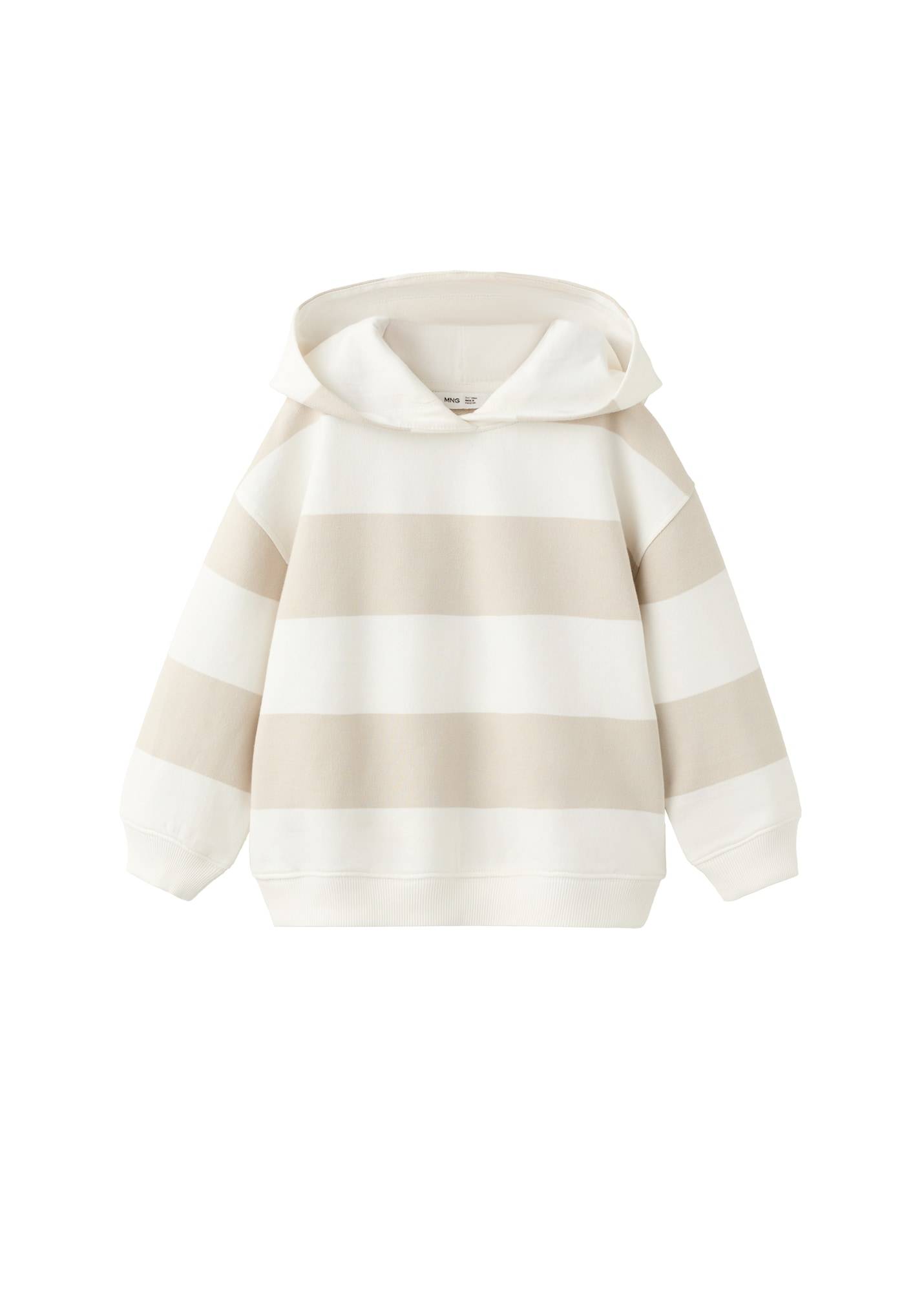 MANGO KIDS Sweatshirt 'ROBINC'  sand / hvid