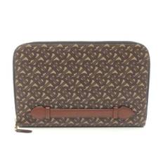 Burberry Vintage, Pre-owned, Herr, ONE Size, Läder, Pre-owned Canvas kuvertvskor
