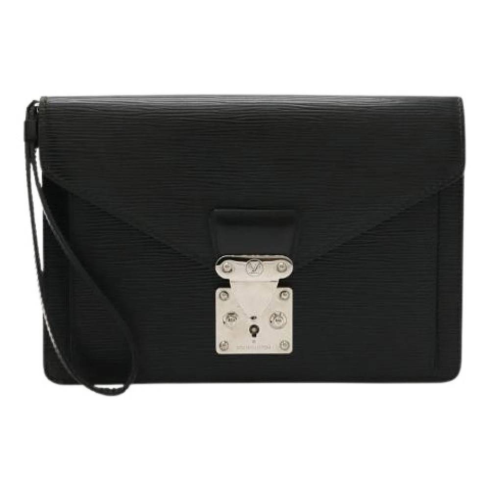Louis Vuitton Vintage Pre-owned Epi Clutch Taske - Vintage - Herre - Sort - ONE SIZE - Læder