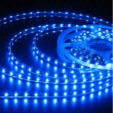 LED bånd, Blå, 12V, 60 LEDs/m, 4,8 W/m, 5m, IP65/vandtæt