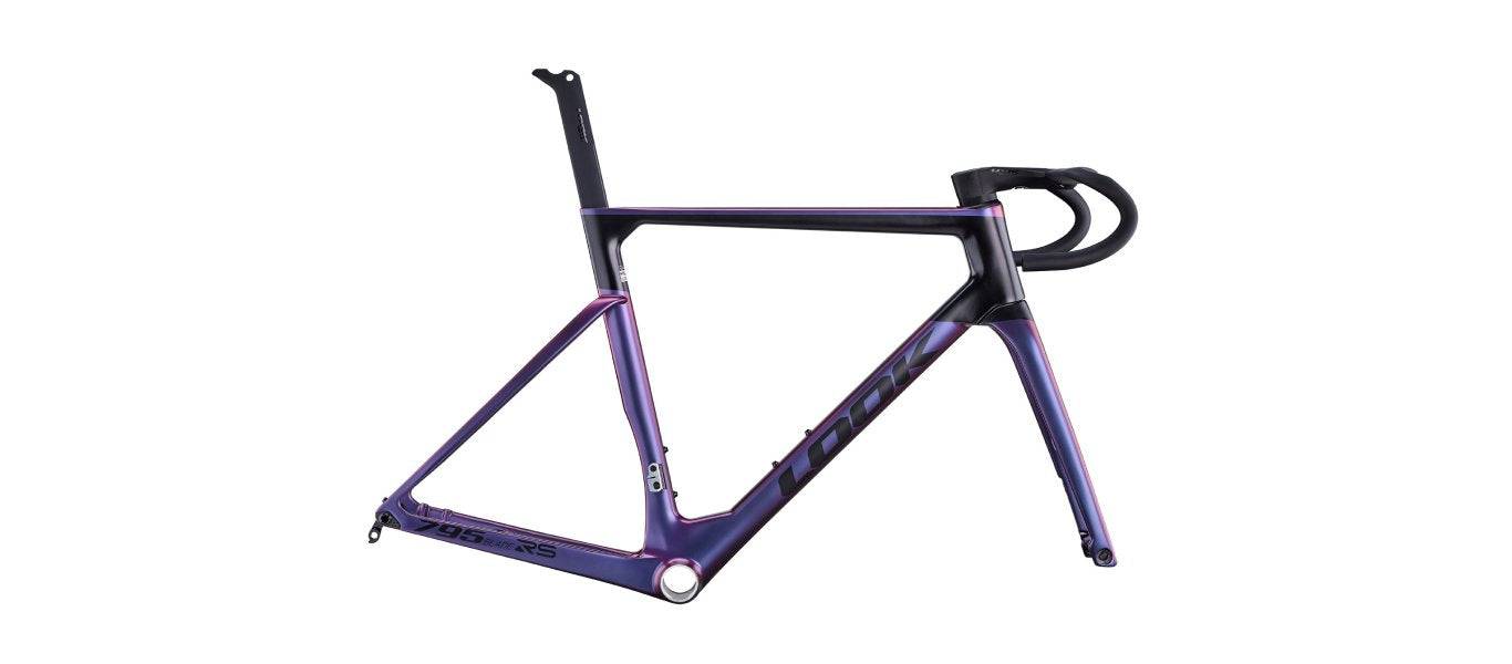 Look 795 Blade RS Frameset 2024 - 103 / L / RED BLACK CHROME SATIN
