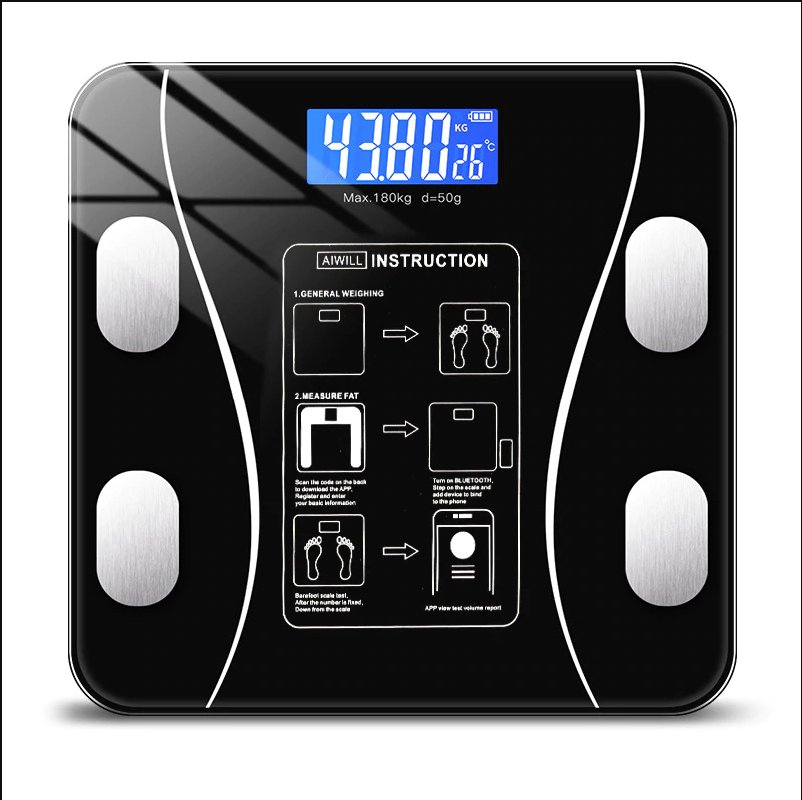 Fitscale™ – Slim kroppsanalyse i ett steg - Svart