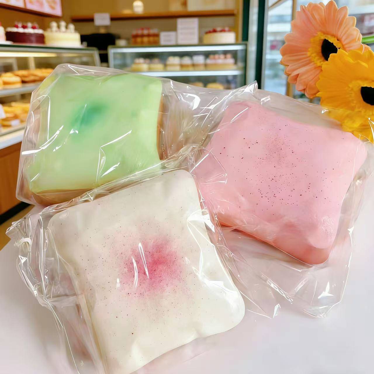 14 Styles Bread Butter Cheese Fruit Squishy Slow Rising Sensory Stress Relief Fidget Toy Gift