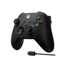 Microsoft Xbox Wireless Controller + USB-C Cable - Gamepad - trådløs - Bluetooth - for PC, Microsoft Xbox One, Android, iOS, Microsoft Xbox Series S,