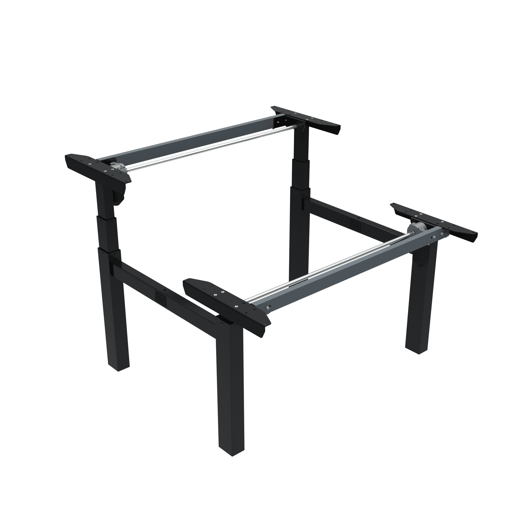 501-88 Hævesænke Stel, sort - 65 cm til 125 cm 172 cm.