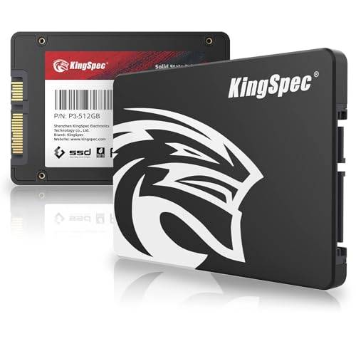 KingSpec 128GB 2,5" SATA SSD Hårddisk Intern SATA 3 Intern SSD 3D NAND Flash, kompatibel med stationär dator/bärbar dator