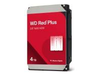 (ComputerSalg) WD Red Plus - Hårddisk - 4 TB - inbyggd - 3.5 - SATA 6Gb/s - 5400 rpm - buffert: 128 MB