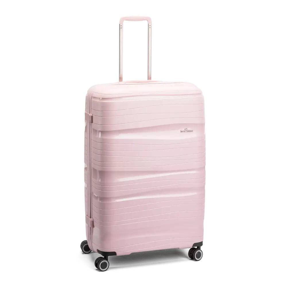 North Pioneer Oslo Kabinväska Hård Resväska med 4 hjul – 55cm Rosa