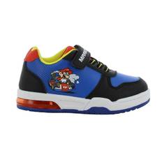 Super Mario Blinkande Sneakers, Black/Cobalt Blue, 31