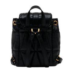 Versace Quilted Lambskin Backpack — Black