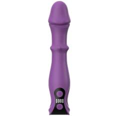 3-in-1 Vibrating Dildo With LCD Display Dildo med vibrator