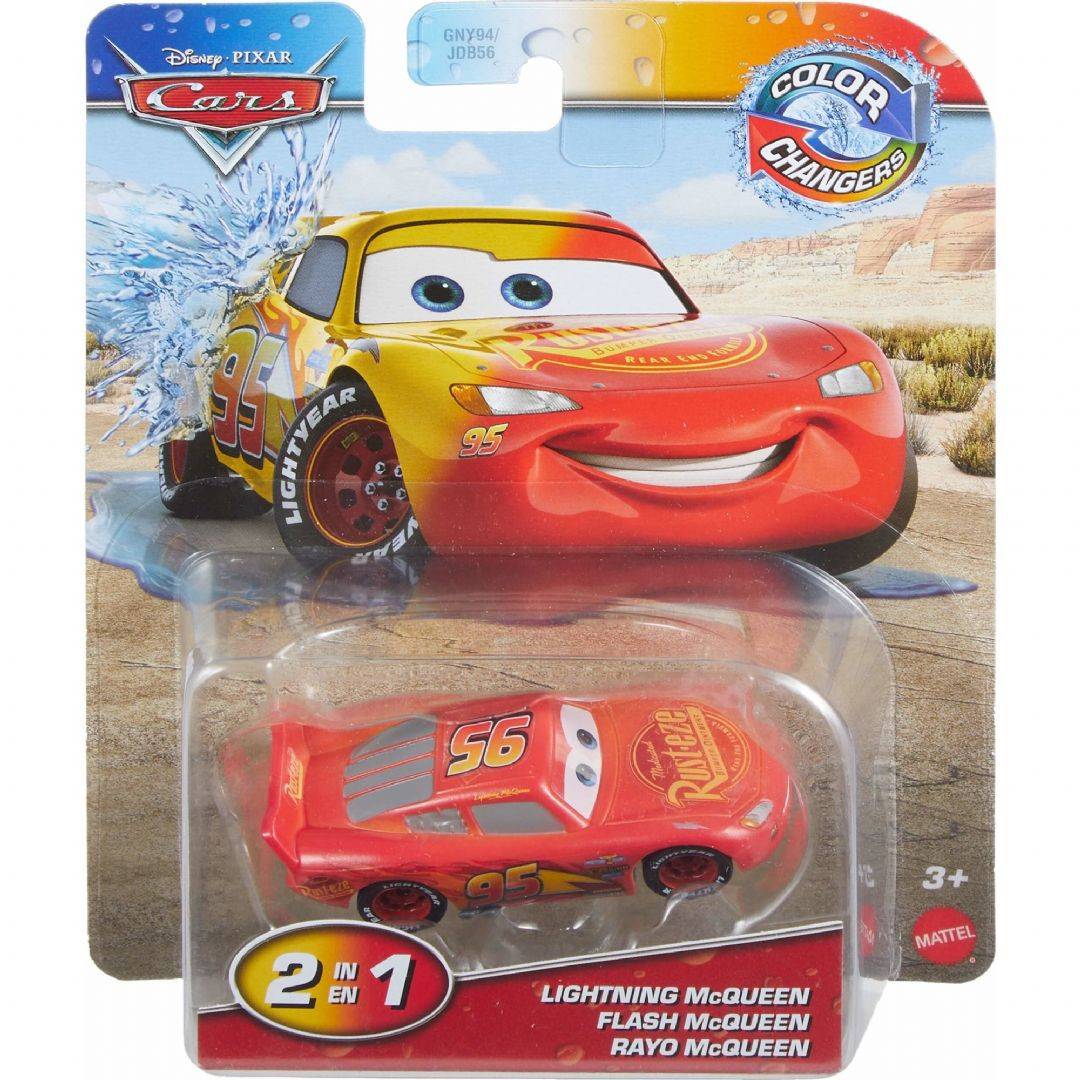 Cars Farveskift Lynet McQueen Disney Cars Biler Color Change JHG25