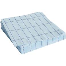 Hay Pattern Napkinsset of 20 Dinner-light Blue and Blue Grid Light Blue And Blue Grid - Bolig hos Magasin