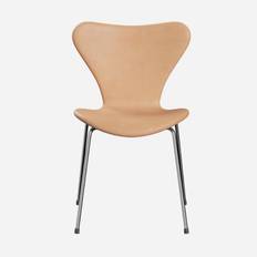 Fritz Hansen 3107 Serie 7 Fuldpolstret Natural Læder