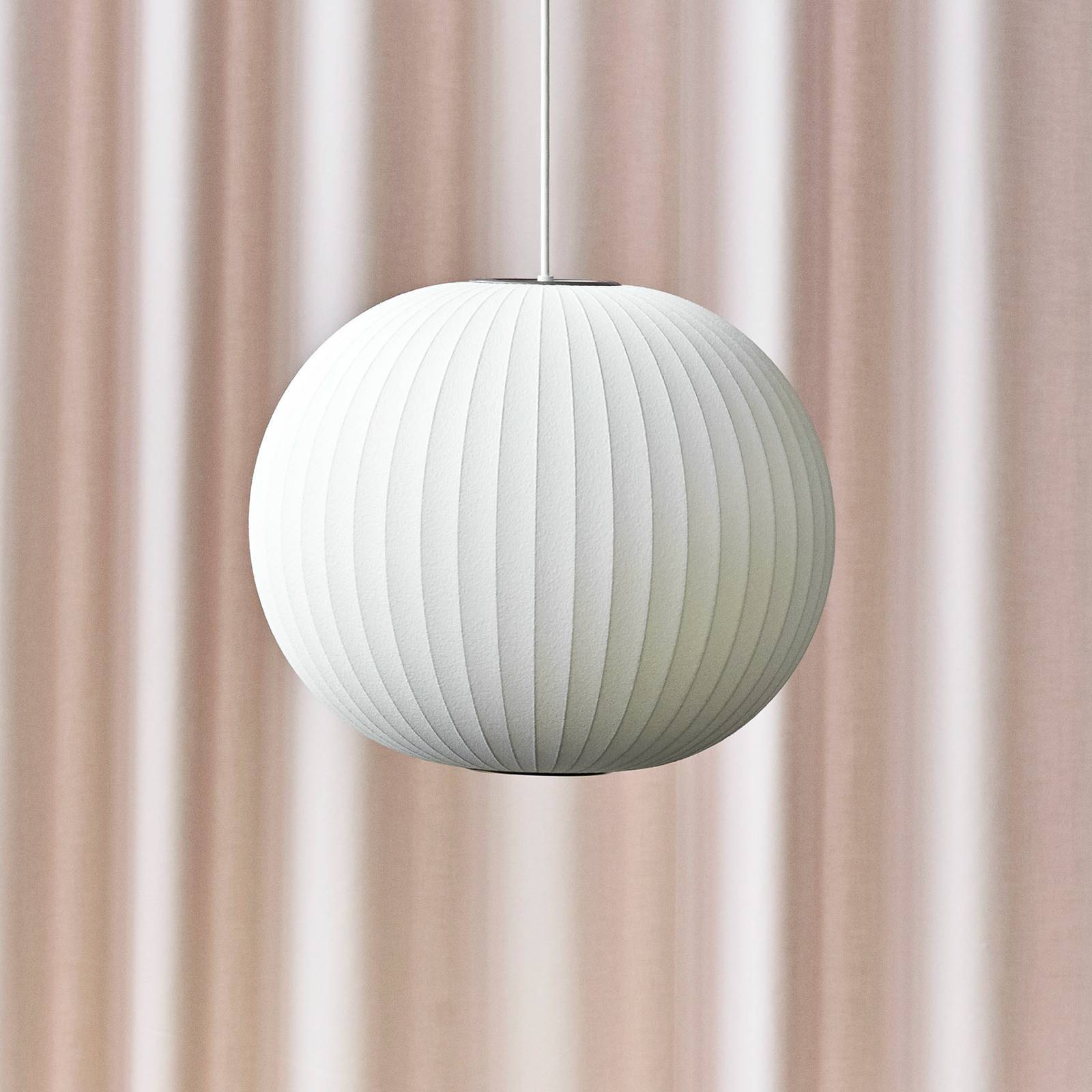 HAY Design pendellampa Nelson Ball Bubble, dimbar, Vitt / opal, Vardagsrum / matsal, Syntetmaterial, Design, Pendellampa