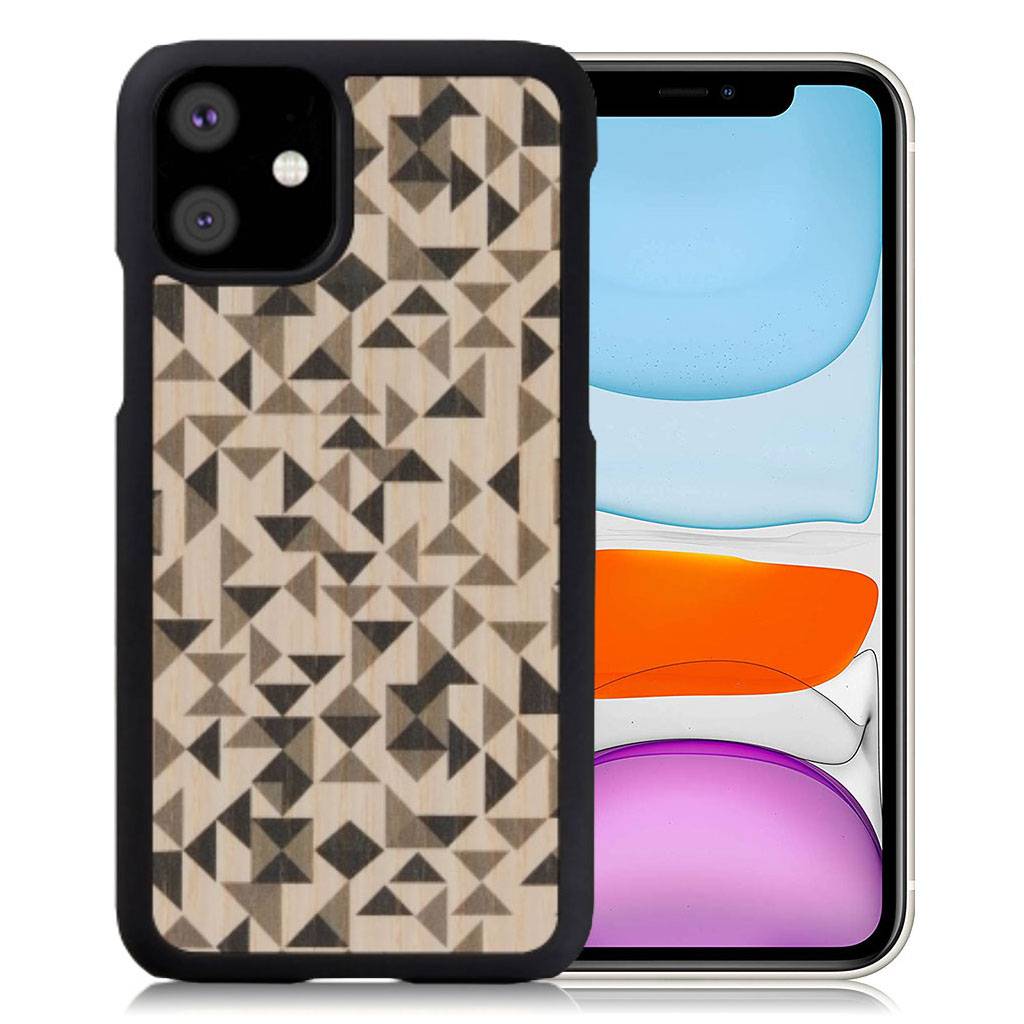 Man&Wood premium etui til iPhone 11 - Mono Trekant
