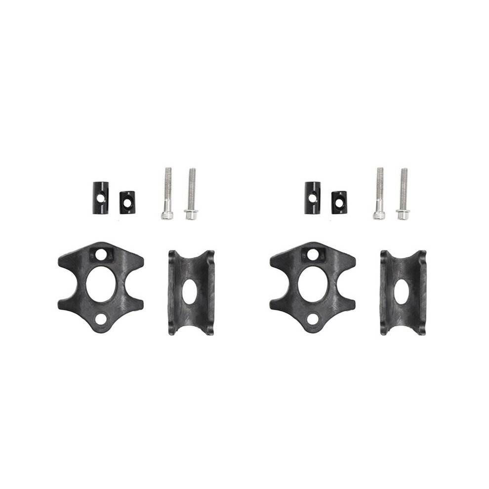 2X Carbon Fiber Seatpost Clamping Base Cover Accessories Mountain Road Bike Seatposts Top Cap for Rear Post