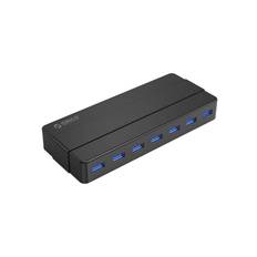 ORICO Hub 7xUSB 3.0 (black) USB Hub - USB 3.0 - 7 porte - Svart