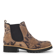 Green Comfort, Strike Chelsea Boot - Slangeprint - 40