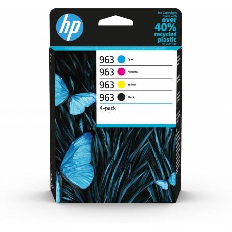 HP 963 CMYK Original Blækpatroner Sampak