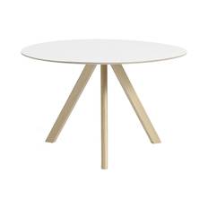 Copenhague Table CPH20 120 cm - Water Based Lacquered/White Laminat