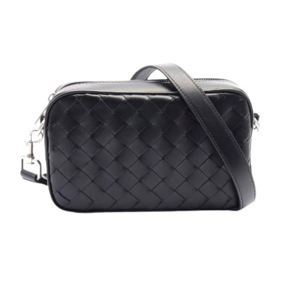 Bottega Veneta Vintage - Pre-owned Läder Intrecciato Axelremsväska Vintage - Herr - ONE Size - Läder