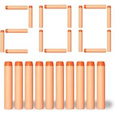 Darts Pilar För Bullets N-Strike - 200 Pcs Refill Elite Darts Leksaksammunition av Skum Påfyllning Blesser Tillbehör För N-Strike Elite Series Blasters Barnleksakspistol - BY VCOSRORE (7.2 cm) Orange