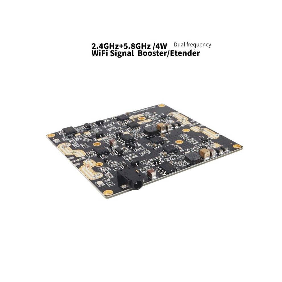 2.4G/5.8G-4W Dual-Band Drone Signal Amplifier PCB Bidirectional Transmission WiFi Booster Module