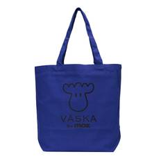 VASKA by Tote Bag for Large Eco Lesson Royal Blue [Mozu] Women, Unisex, Men, Lightweight, Canvas, A4, Medium, Size, Bag, Bag, VSHE-03A,