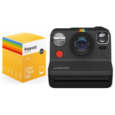 Polaroid - Now Gen 2 Camera Black + Color film I-Type 40-pack - Bundle - Fri fragt og klar til levering - Prismatch