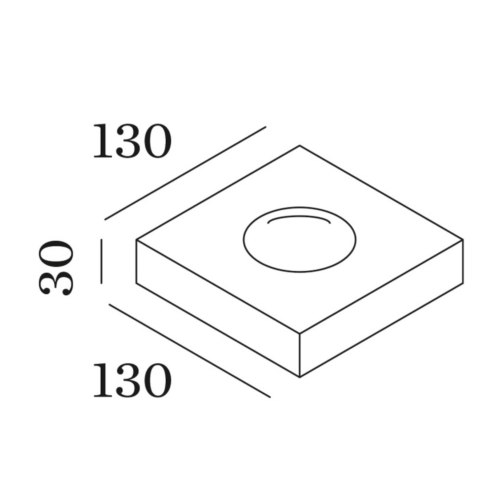 Wever & Ducré Lighting LED væglampe Leens 2.0, dæmpbar, Hvid/opal, Stue/spisestue, Aluminium, Moderne,