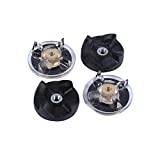 2 Base Gear 2 Gummi Blad Gears Reservdelar Blender Ersättningsdelar Mixer Tillbehör för Magic 250W Juicer, Juicer Tillbehör Del 1,18~1,26in Diameter