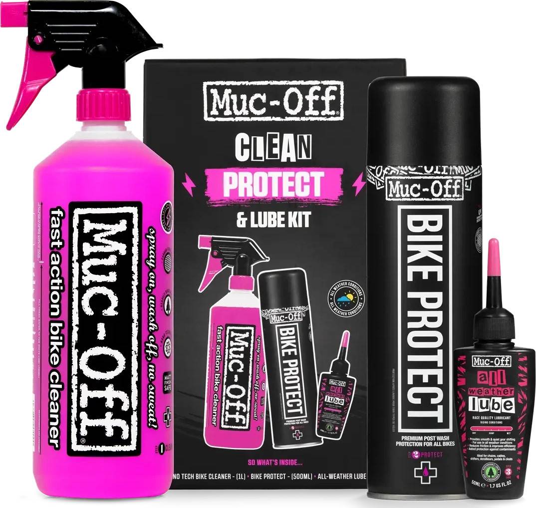 Muc-Off Wash, Protect & Wet Lube Kit