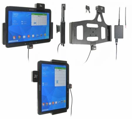 Brodit Holder med nøglelås, Samsung Galaxy Tab 4 10.1 SM-T530/SM-T531/SM-T535