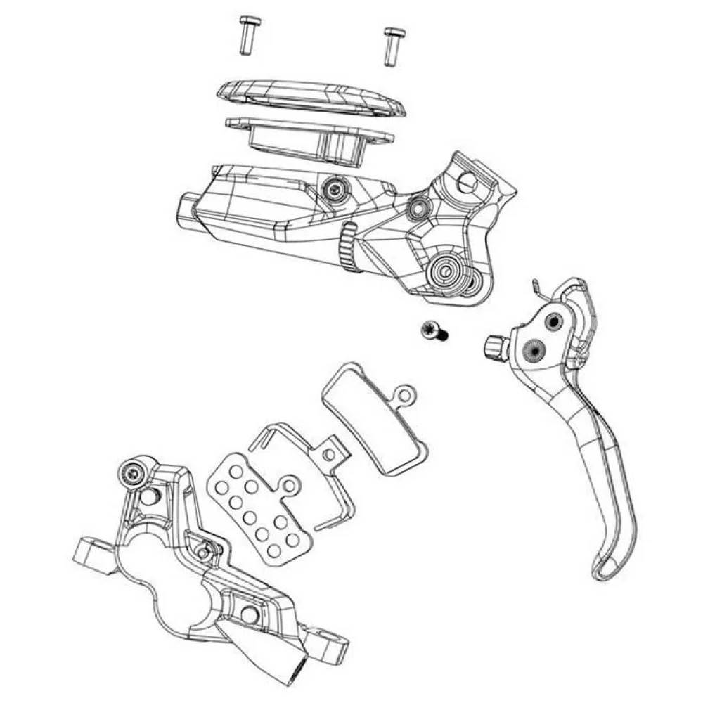 Sram Db8/db6/db4 A1+ 2023+/motive Ultimate/slver/bronze A1+ 2026+ Stempelkit