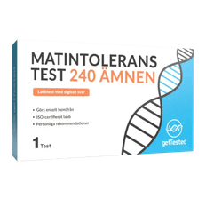 Matintolerans Test 240 ämnen